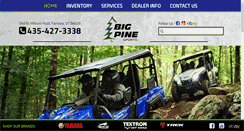 Desktop Screenshot of bigpinesports.com